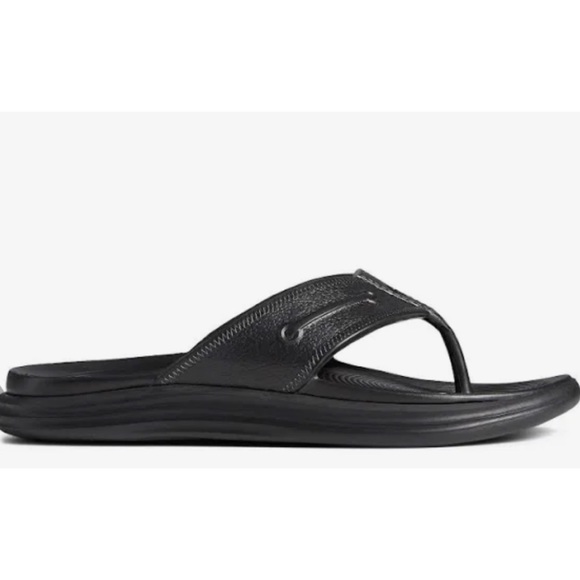 Sperry Shoes - New Sperry black Windward flip flops